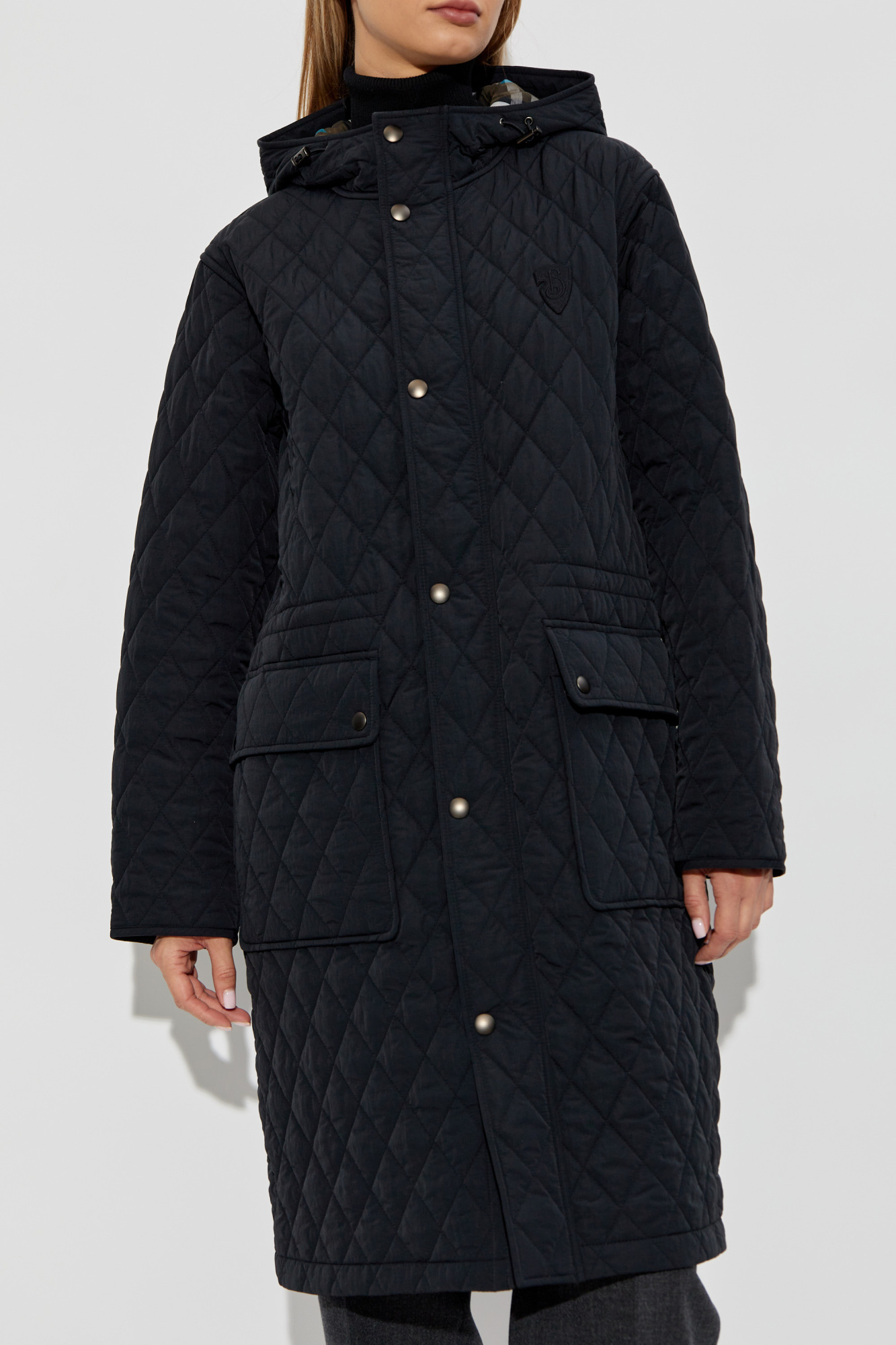 【BURBERRY】QUILTED HOODED COAT Burberry Quilted Parka Jacket | Neiman Marcus